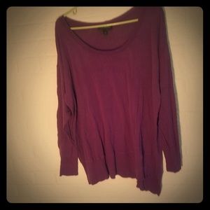 Lane Bryant Purple Sweater